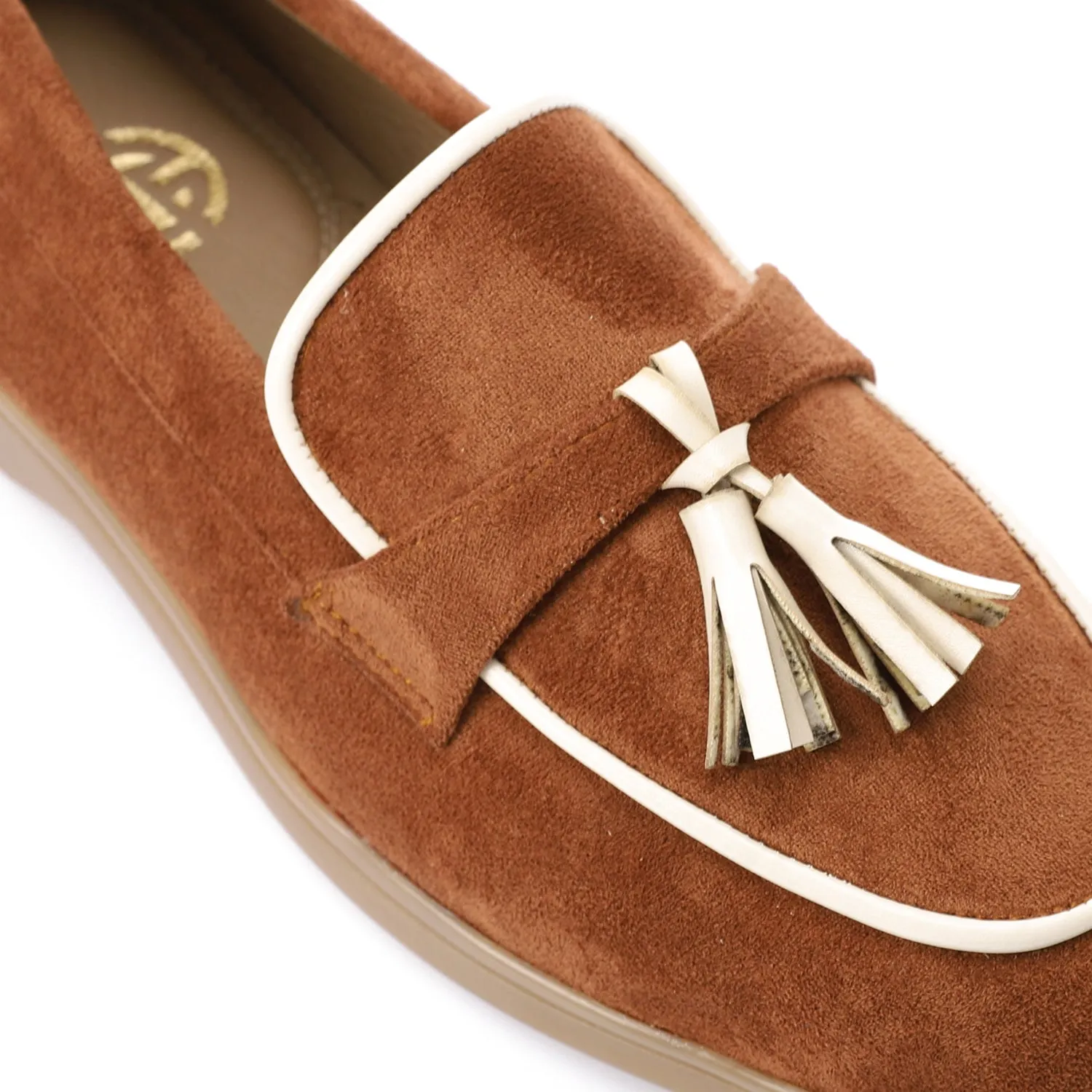 Tassel loafers in Havan suede leather