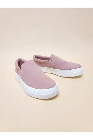 Tessa Slip-On Casual Sneakers – Vegan Leather, Comfortable Fit