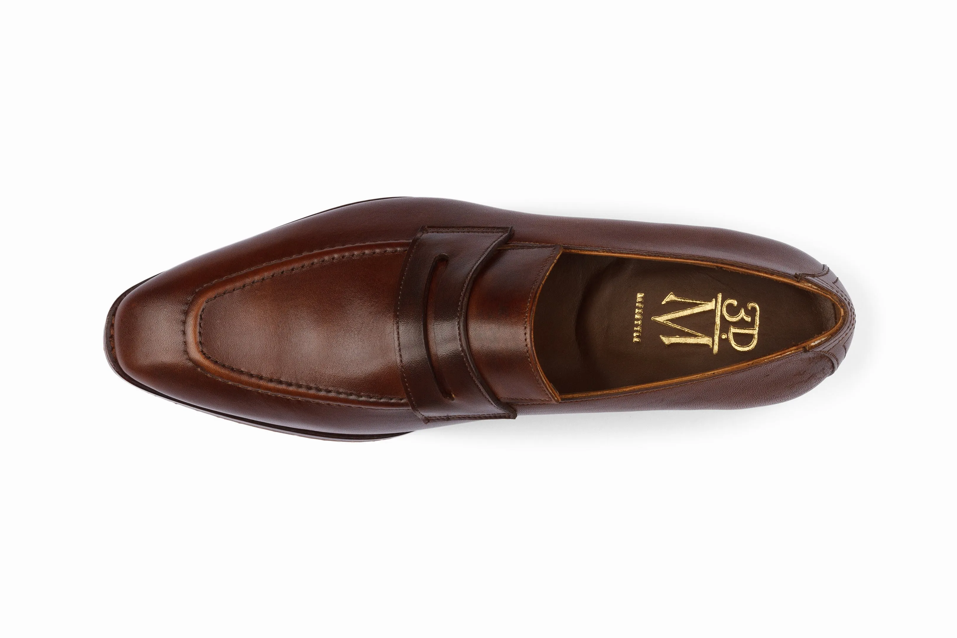 Vegano Penny Loafers - Tobacco