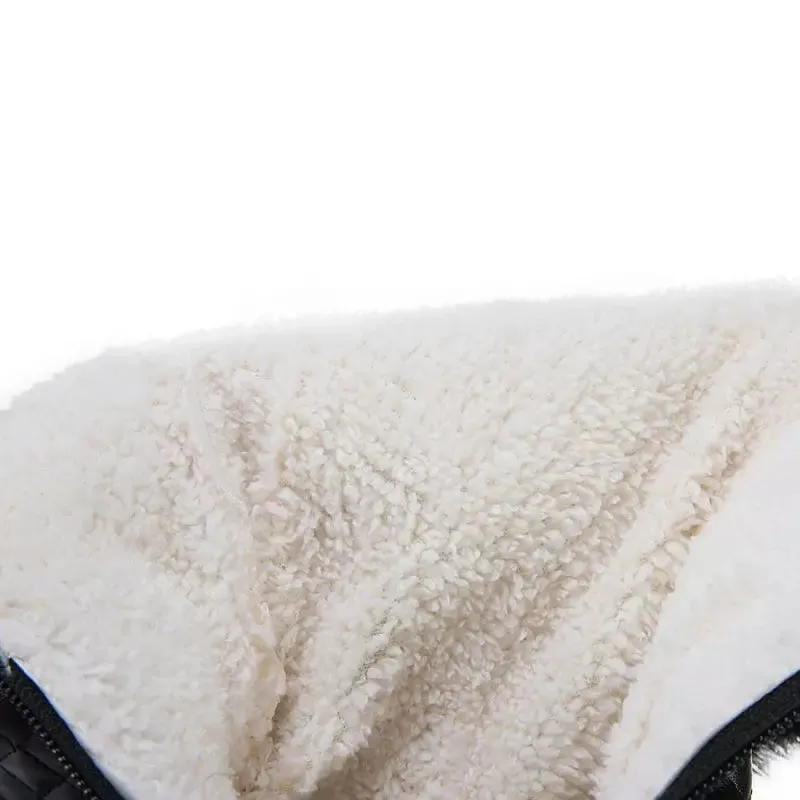 Warm Women Knee High Boots Black Snow Boots