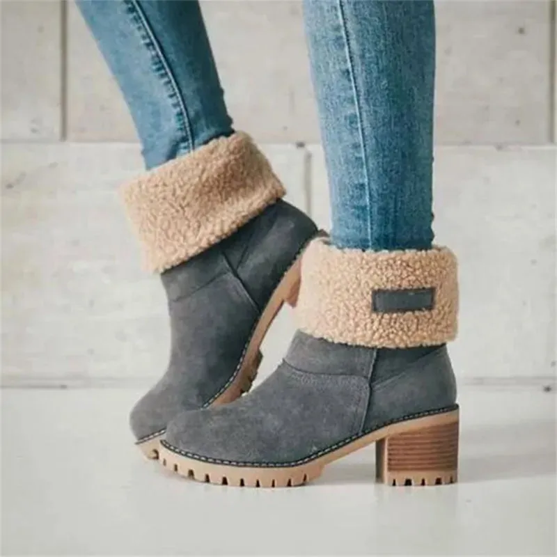Winter Fur Warm Boots