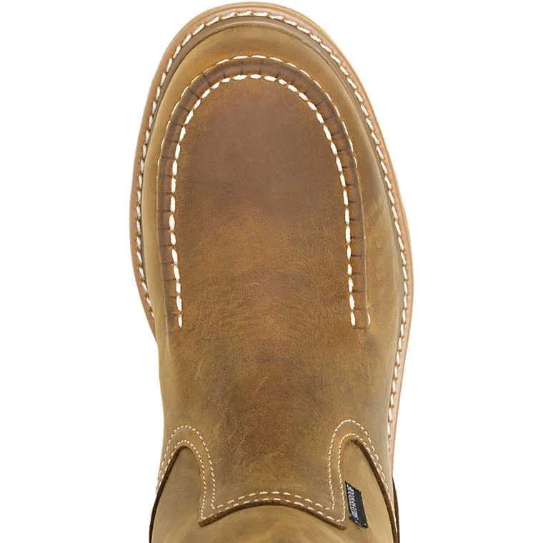 Wolverine Men's Floorhand Moc Toe Waterproof Pull On Wellington Work Boot - Wheat - W250029