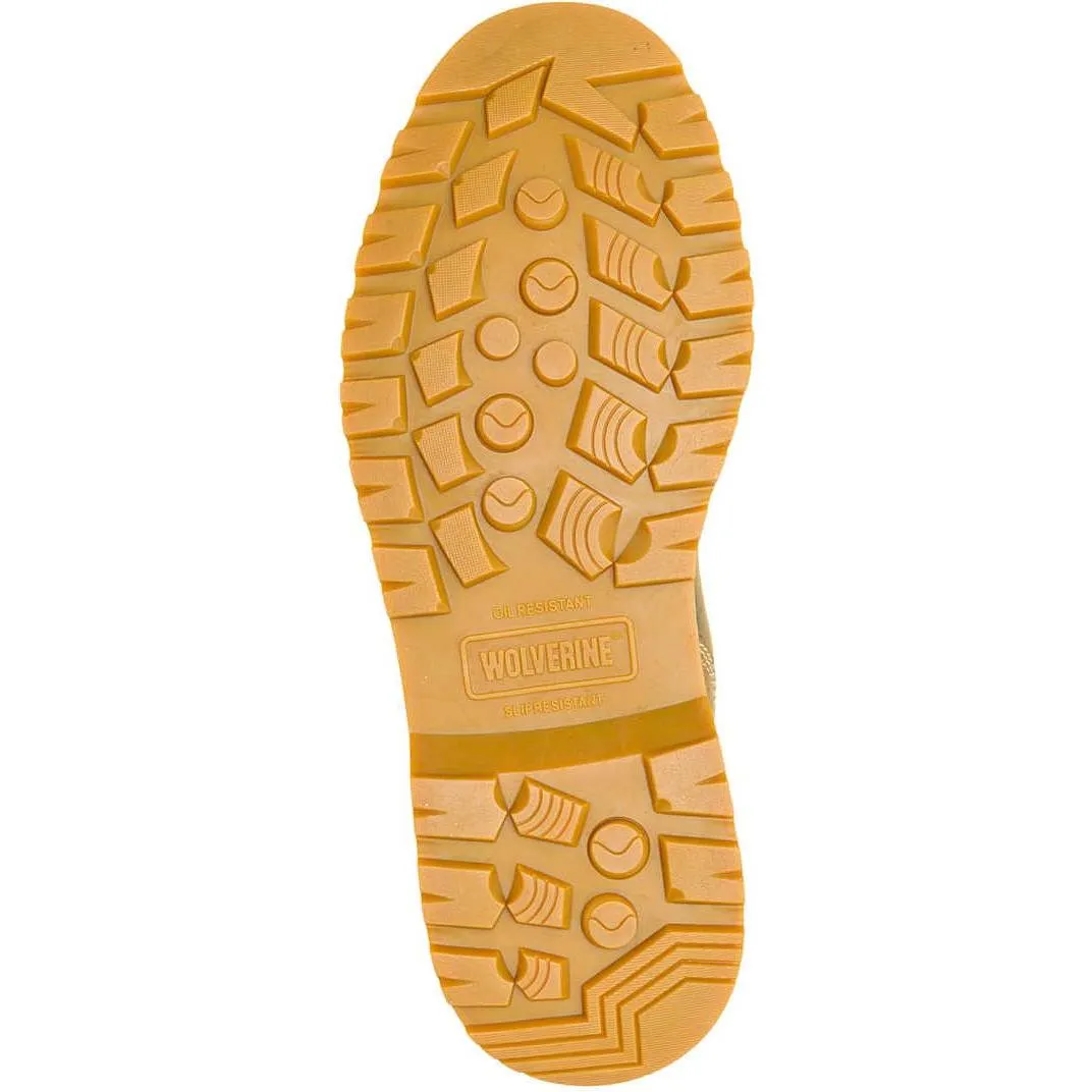 Wolverine Men's Floorhand Moc Toe Waterproof Pull On Wellington Work Boot - Wheat - W250029