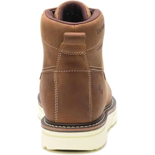 Wolverine Men's I-90 Durashock 6" Soft Toe Waterproof Wedge Work Boot- Tan - W200051