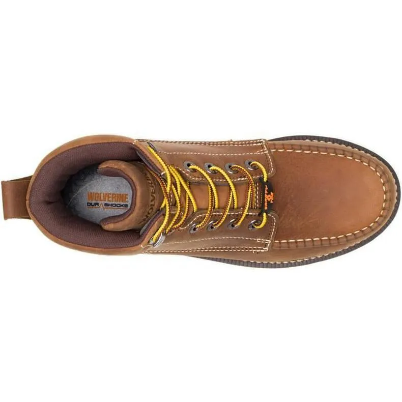 Wolverine Men's I-90 Durashock 6" Soft Toe Waterproof Wedge Work Boot- Tan - W200051