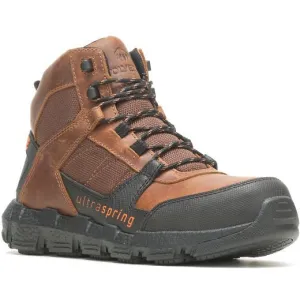 Wolverine Men's Rev 6" UltraSpring Durashocks Steel Toe Work Boot - Tobacco -  W220018