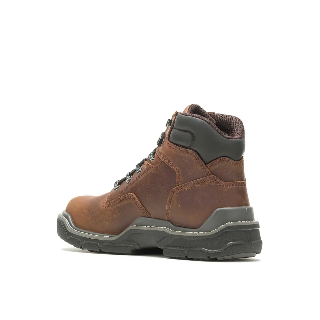 WOLVERINE W211128-M RAIDER DS 6'' CM WP MN'S (Medium) Peanut Leather Work Boots