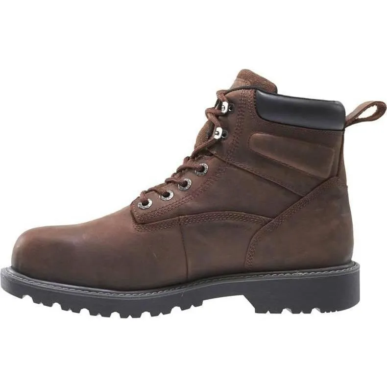 Wolverine Women's Floorhand Steel Toe Waterproof Work Boot - Brown - W10696