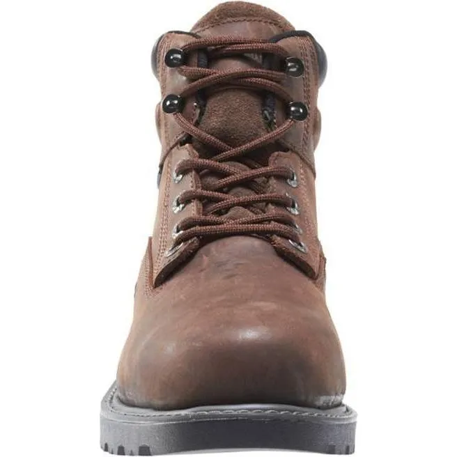 Wolverine Women's Floorhand Steel Toe Waterproof Work Boot - Brown - W10696