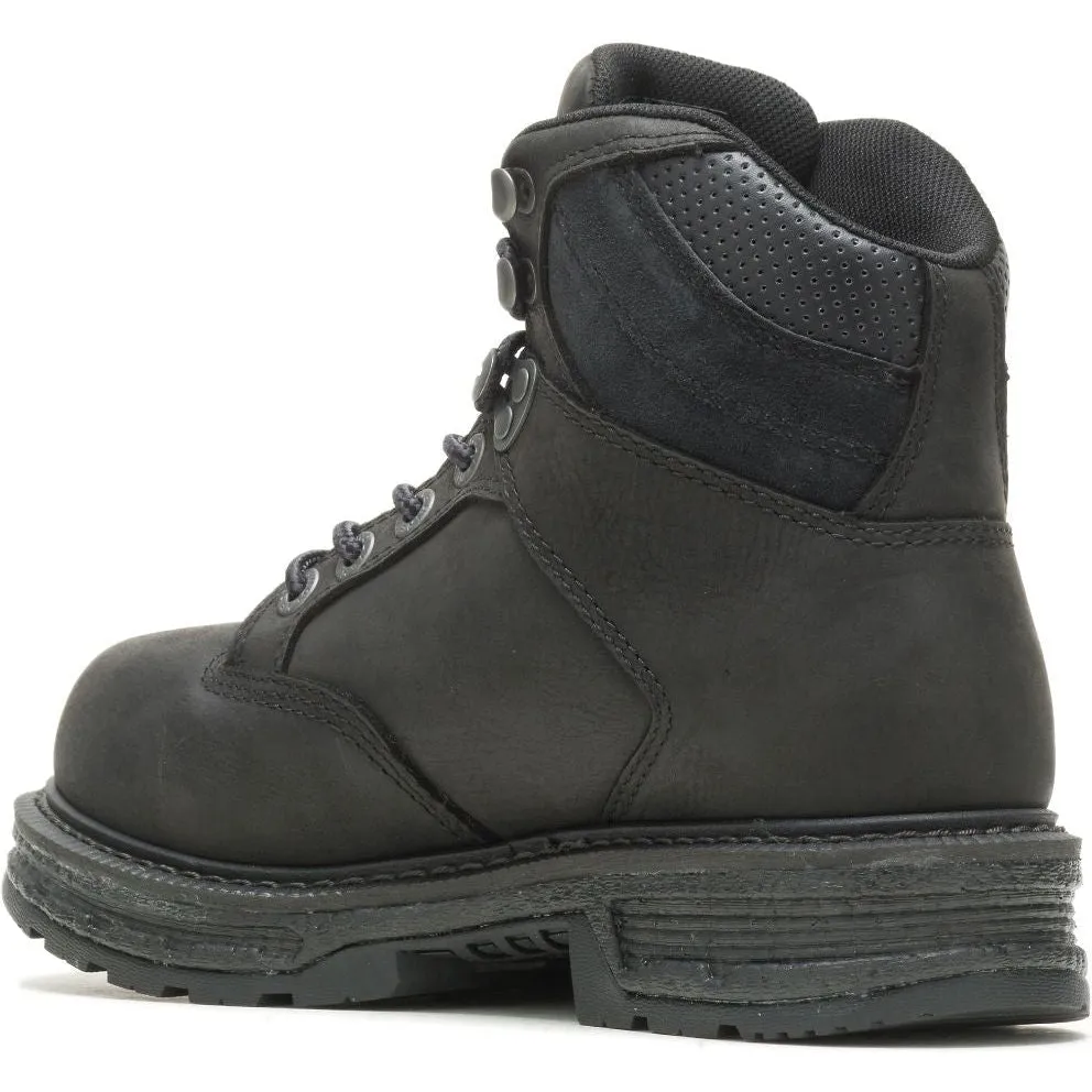 Wolverine Women's Hellcat UltraSpring Steel Toe 6" Waterproof Work Boot - Black - W210106