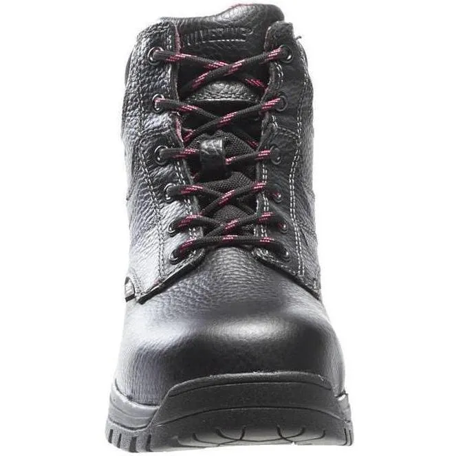 Wolverine Women's Piper 6" Composite Toe Waterproof Electrical Hazard Work Boot - Black - W10181