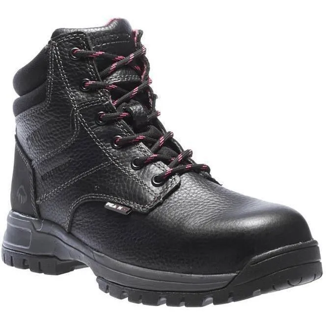 Wolverine Women's Piper 6" Composite Toe Waterproof Electrical Hazard Work Boot - Black - W10181