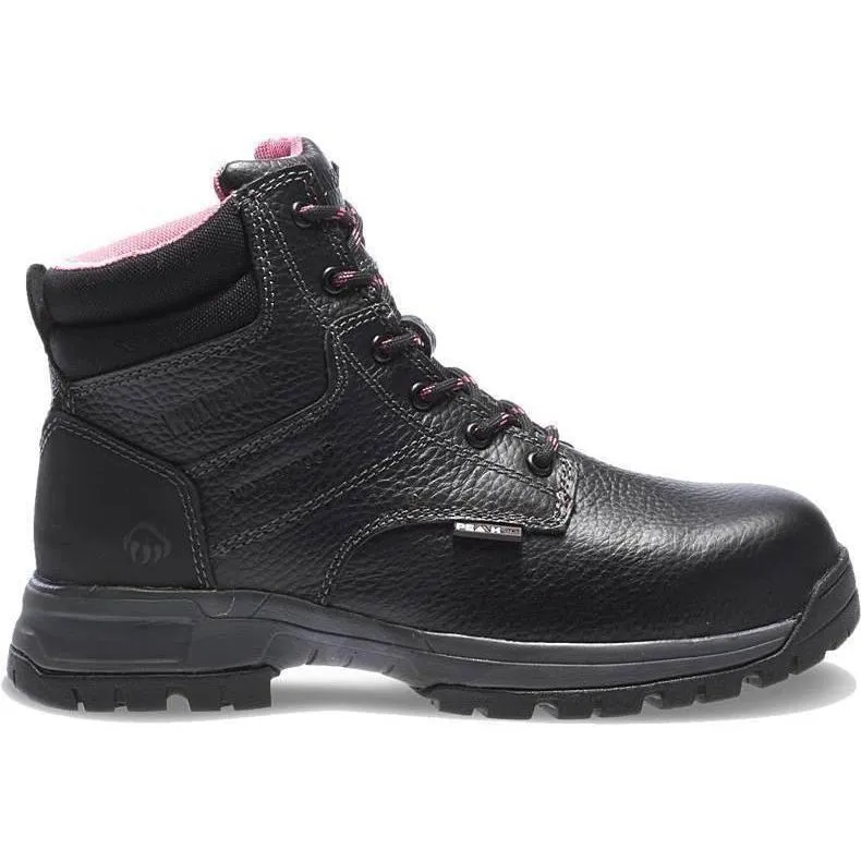 Wolverine Women's Piper 6" Composite Toe Waterproof Electrical Hazard Work Boot - Black - W10181