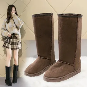 Women Classic Ladies Girls Winter Snow Boots Waterproof Warm Knee High Winter