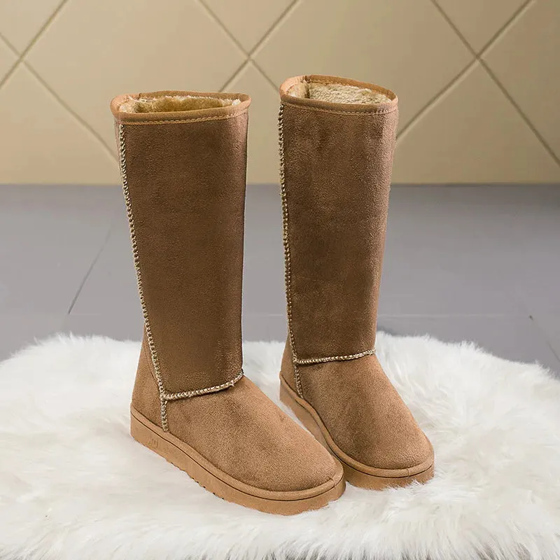 Women Classic Ladies Girls Winter Snow Boots Waterproof Warm Knee High Winter