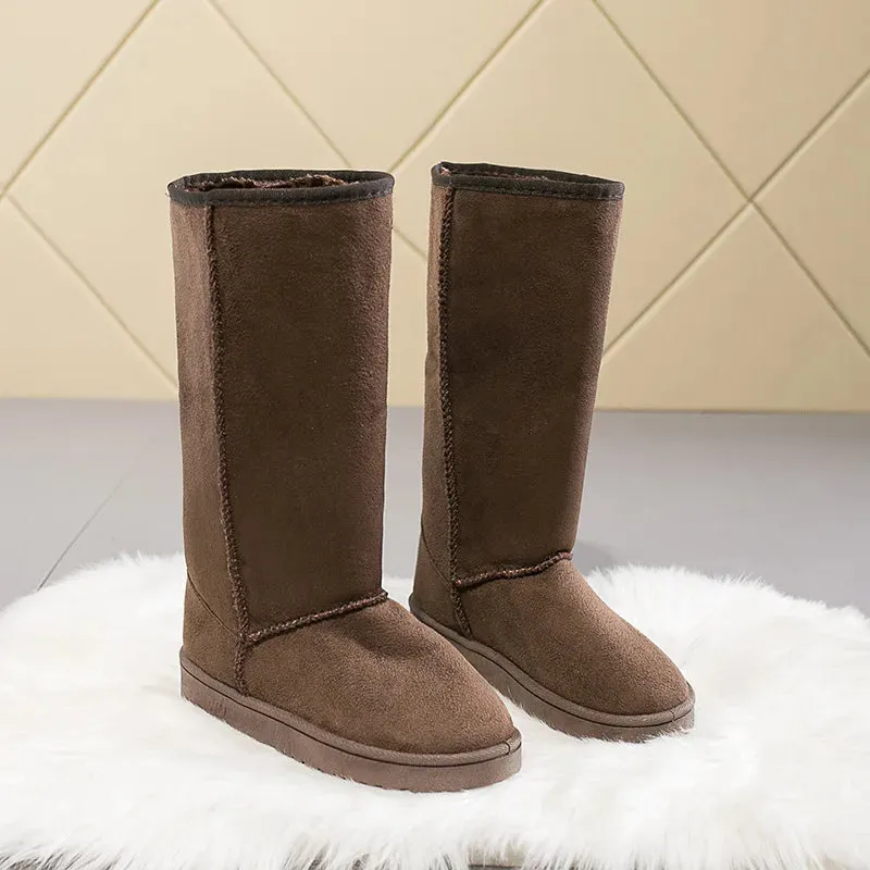 Women Classic Ladies Girls Winter Snow Boots Waterproof Warm Knee High Winter