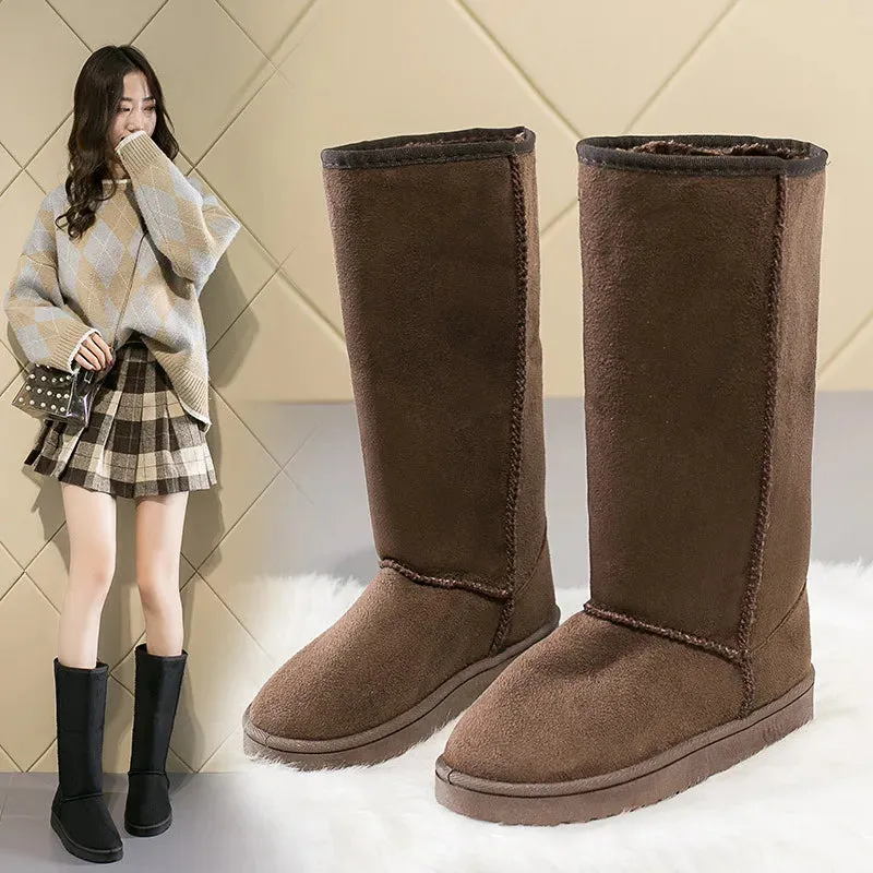 Women Classic Ladies Girls Winter Snow Boots Waterproof Warm Knee High Winter