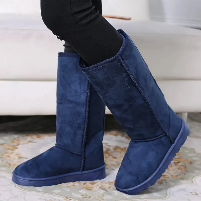 Women Classic Ladies Girls Winter Snow Boots Waterproof Warm Knee High Winter