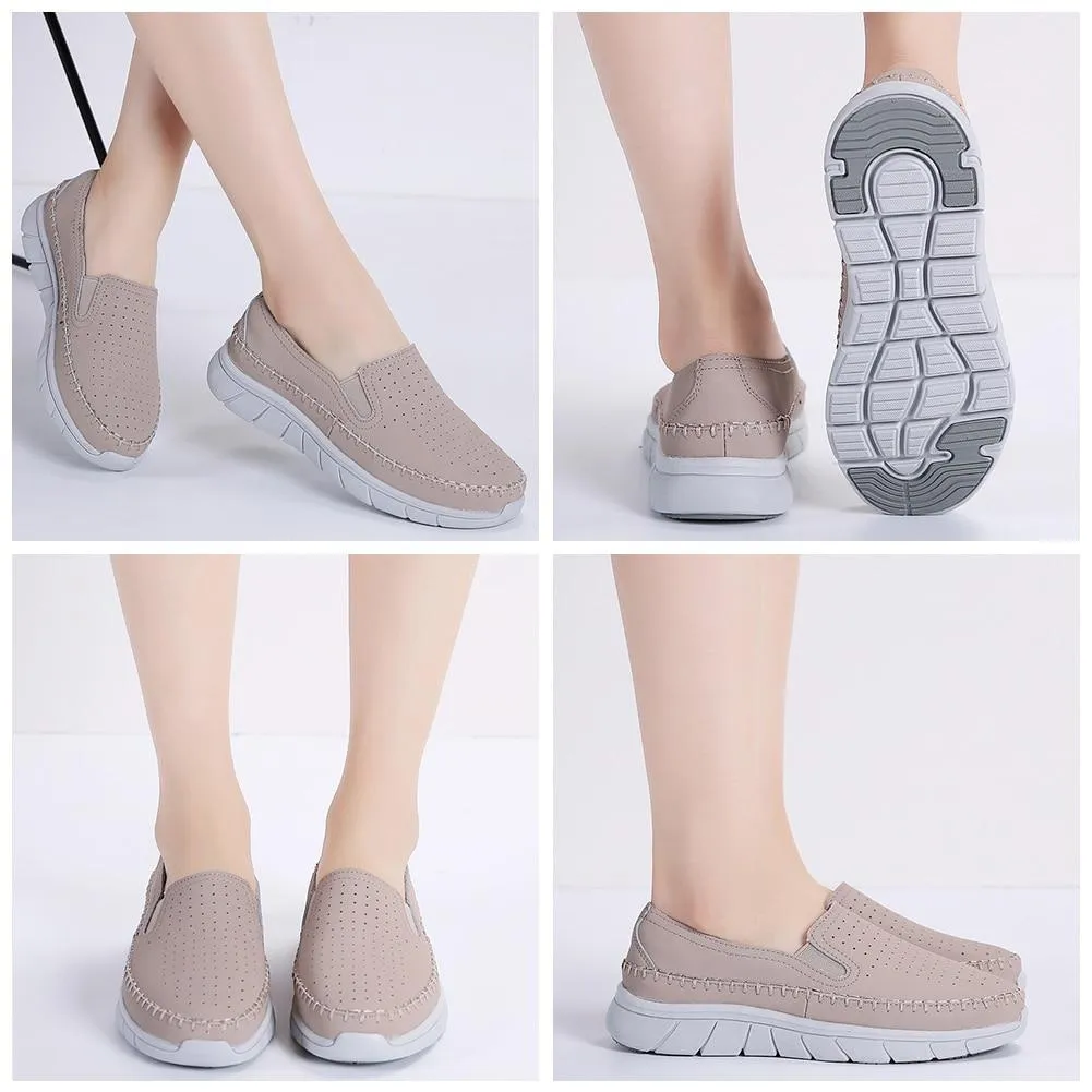 Women flats leather Loafers ballet flats sneakers