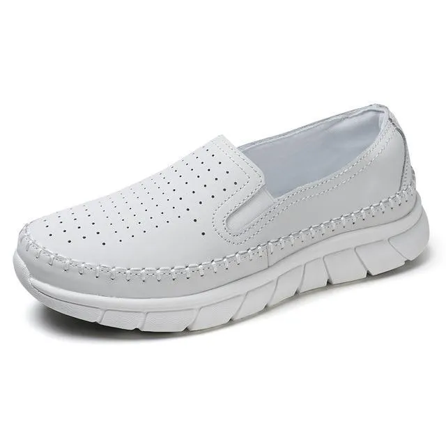 Women flats leather Loafers ballet flats sneakers