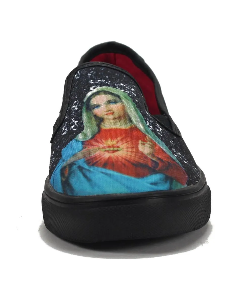 Women's Chill Preach Black Slip on Sneaker