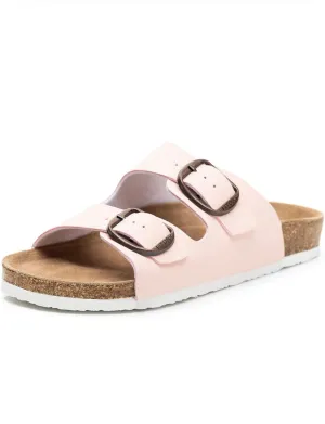Women’s Leather Sandals with Cork Footbed