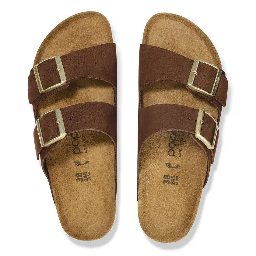 Women's Papillio Arizona Flex Platform Nubuck Leather 1028366 Color:  Dark Tea