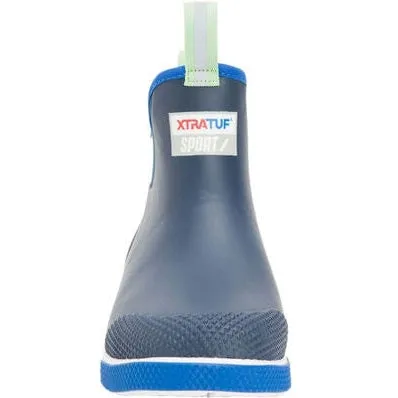 Xtratuf Men's Ankle 6" Waterproof Slip Resistant Deck Boot -Blue- ADSM200