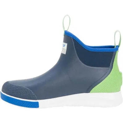 Xtratuf Men's Ankle 6" Waterproof Slip Resistant Deck Boot -Blue- ADSM200